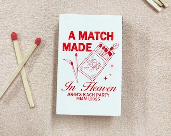 Custom Matchboxes: Handmade Wedding Favors, Bachelor Party Decor