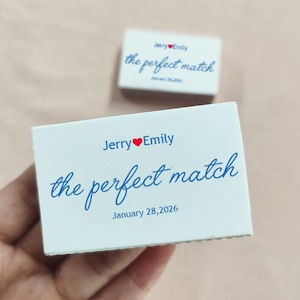 Custom Match Boxes for wedding, Personalized Wedding Matchboxes, Bulk Custom Matches, Wedding Gifts, Wedding Favors, Custom Matchbooks