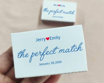 Personalized Wedding Matchboxes: Custom Match Favors