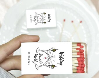 Personalized Wedding Matches,Custom Matchboxes,Personalized Match Boxes For Couples, Wedding Favors,Bride Shower Gifts,Party Favors