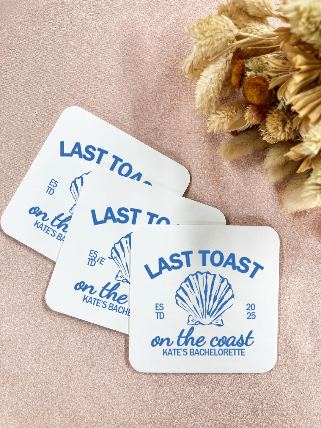 Customizable Absorbent Coasters: Personalized Wedding & Party Favors - Etsy