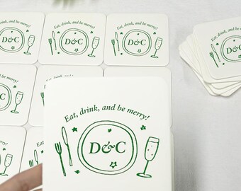 Bar Coasters,Custom Name Coasters,Custom Coasters ,Wedding Coasters,Personalized Coasters, Wedding Gift, Housewarming Gift