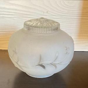 Vintage glass ceiling light cover - Etsy 日本