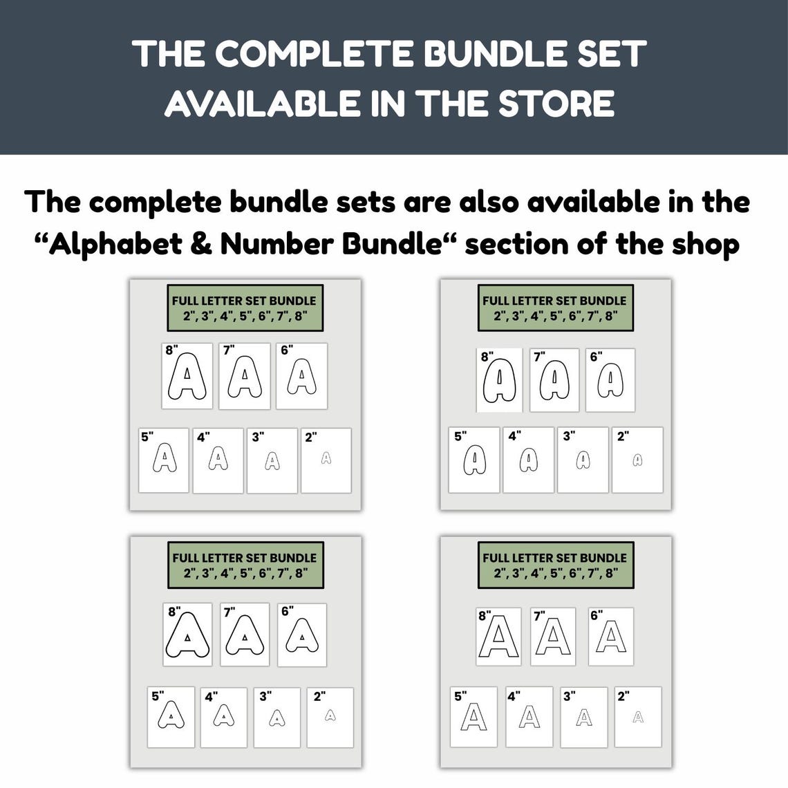 Nine Block Letters Printable Rounded Alphabet and Numbers (0-9) | Block Letter Templates ...