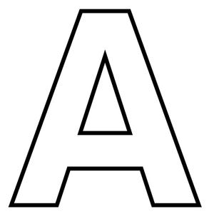 Große druckbare Buchstaben 10-Zoll-Vorlage ABC Großbuchstaben und Zahlen 0-9 für Schultafel Klassenzimmer Unterricht PDF Block Großbuchstaben ABC