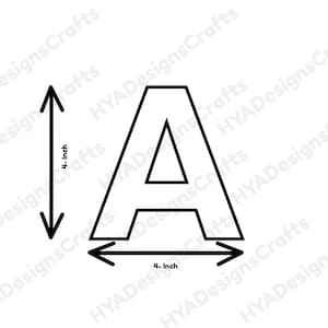 Utskrivbara ABC-versaler | Mallar för 10 cm blockalfabet (PDF-nedladdning)