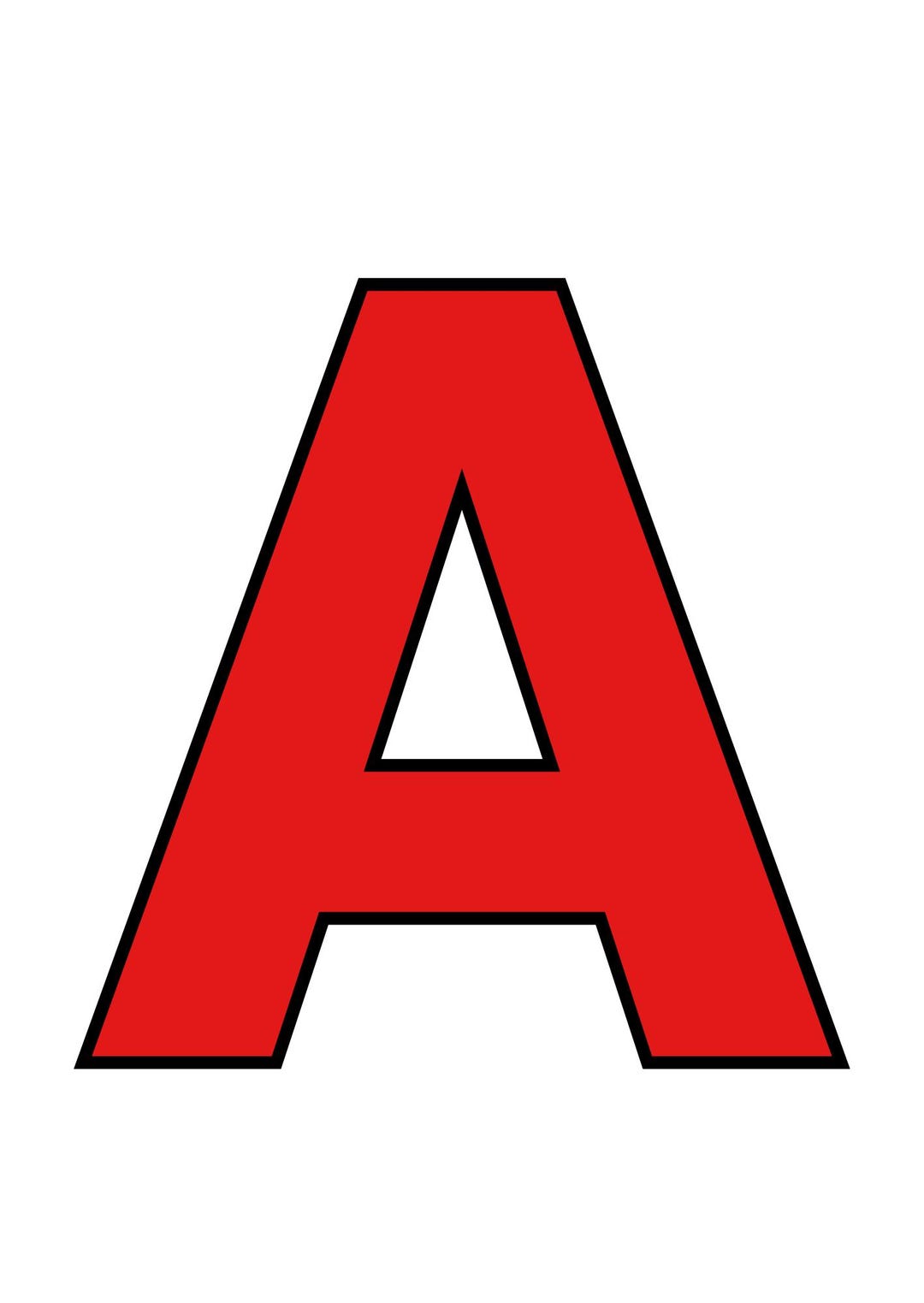 Red Printable Lettering Free Pdf Large (10-inch) Printable Red Alphabet (A-Z) | PDF and PNG (digital ...