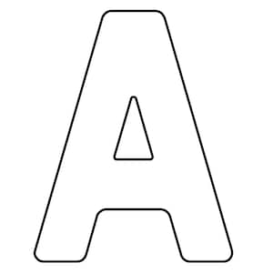 Large Bubble Alphabet | uppercase Letters and numbers | 0-9 Printable Block Letter | Kindergarten School Board Classroom Teaching PDF