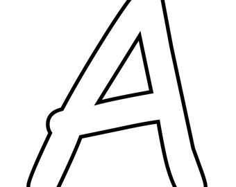 Plantilla de alfabeto y números de burbujas grandes/Mayúsculas y minúsculas/Letra de molde imprimible/Tablón de anuncios en PDF para enseñanza en el hogar en jardín de infantes