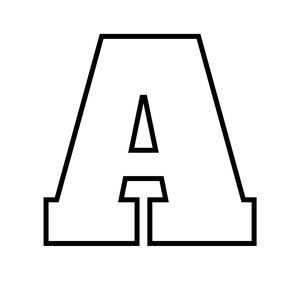Große Alphabet Blasen Buchstaben Für Klassenzimmer Große Buchstaben Vorlagen Druckbare Block Buchstabe Der Woche Kindergarten Homeschool Gliederungsbrief
