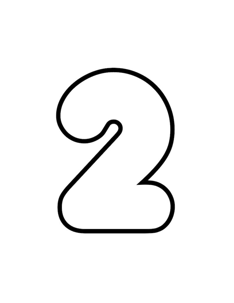 Large Bubble Alphabet and (0-9) Number Templates| 6 Inch| Block ...