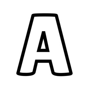 Große Blase Alphabet Buchstaben Vorlagen | Großbuchstaben-Druckschrift | Druckbares PDF für Lehren & Homeschool Bubble druckbares ABC