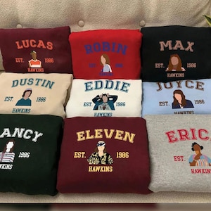 Strangerr Characters All Team Shirt,ST SS4 Shirt,Steve,Max,Eleven Tee,ST SS4 Merch,Steve Harrington,Dustin Henderson,Eddie,All Charachter