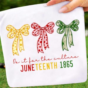 Juneteenth Coquette png, doe het voor de cultuur png, Juneteenth 1865 png, Afro Black Girl png, zwarte vrouw png, Juneteenth Coquette Bow png