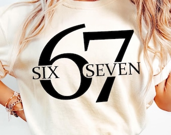 6 7 Funny Svg Png, Six Seven Meme Svg, Trending Social Media, Funny Generation Svg, Viral Phrase Meme Svg, Gen Alpha, Digital Download