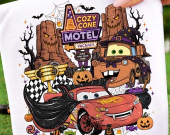 レースカー ハロウィン PNG、不気味な雰囲気 PNG、子供向け漫画トラックデザイン、男の子向けハロウィン PNG、ハッピーハロウィン PNG、トリックオアトリート デジタルファイル