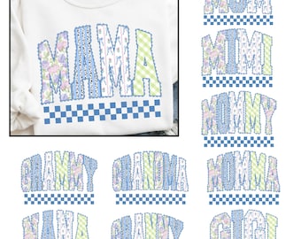 Floral Spring Mama Png Bundle, Grandmillennial Png, Happy Mother's Day Png, Varsity Mom Png, Lace Mom Png, Nana Mimi Gigi Png, Checkerbroad