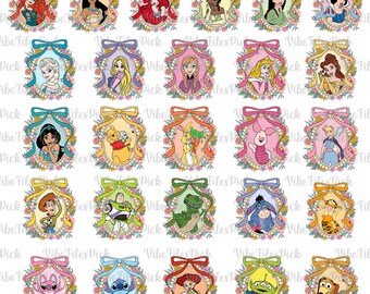 コケットミラー漫画PNGバンドル、すべての漫画キャラクターPNG、魔法の王国、家族旅行PNG、最高の一日、バケーションモード、家族旅行