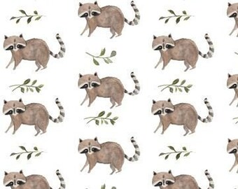 raccoon crib bedding