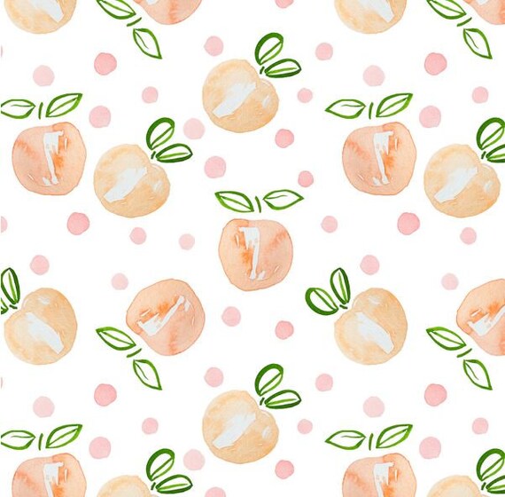peach crib sheet