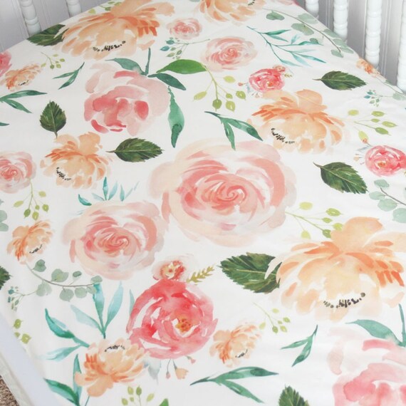 peony baby bedding