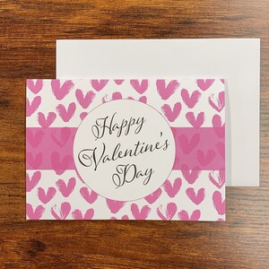 Happy Valentines Day Card  for Wife, Girlfriend, Grandmother, Aunt, Friend, Partner, Spouse to say I Love You- 5”x7” - Free Shipping