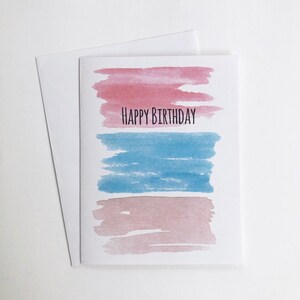 Carte et enveloppe de joyeux anniversaire