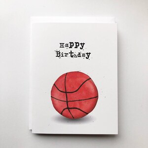 Basketball Happy Birthday Card