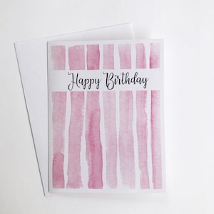 Carte et enveloppe de joyeux anniversaire