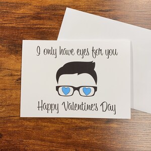 Je n’ai que des yeux pour vous Carte pour Valentins, Petit ami, Partenaire, Non-Binaire, pour dire Je t’aime - 5 « x7 » - Livraison gratuite
