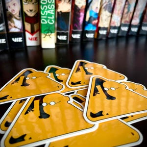 Sakamoto Days ‘Caution’ Sticker