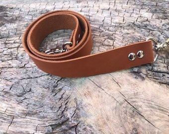 34" Burnt Sienna Leather Replacement Strap, Shoulder Strap, Leather Strap, Bag Strap, Purse Strap, Genuine Leather