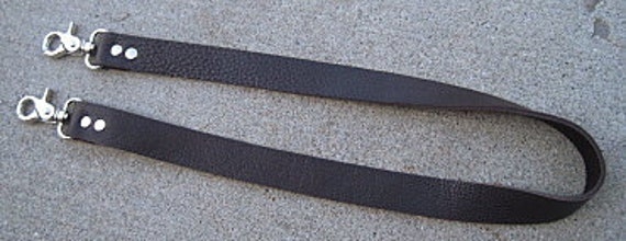 34 Dark Chocolate Brown Leather Purse Strap, Replacement Strap, Shoulder  Strap, Leather Strap, Genuine Leather