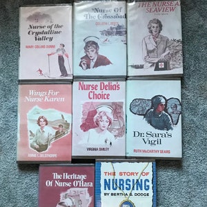 8–Vintage 1960’s & 1970’s—Avalon Romance/Nursing/Medical Career—Novels—HC