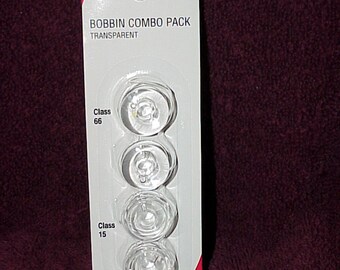 Singer Sewing Machine BOBBINS--Bobbin Combo Pack--Class 66 & 15--New