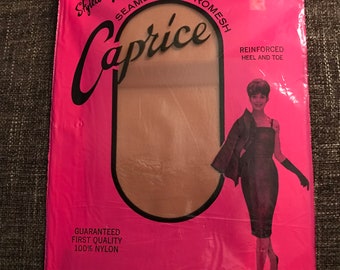 Vintage—Caprice—Nylon Stockings—Size 10–New Old Stock