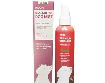 Brume végétalienne pour chien 120 ml - Brume double couche, eau de Cologne en spray, spray corporel de toilettage pour chien, éliminateur d'odeurs pour chiots à chiens adultes - Fabriqué en Corée