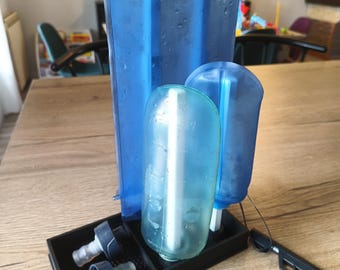 Séchoir pour flasque et poche à eau de trail/course à pied
