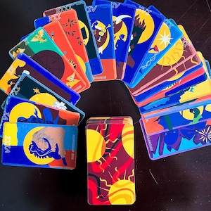 Cartas de Tarô Abstratas, Baralho de Tarô de 78 Cartas, Baralho de Tarô Projetado, Cartas de Tarô, Presente Espiritual, Presentes de Dia dos Namorados, Dia dos Namorados, Presentes