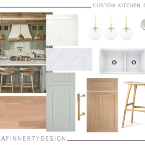 Custom Kitchen Interior Design Room Board