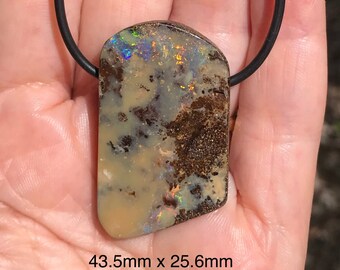 Australian Boulder Opal Pendant - Item 2403174