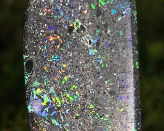 Doublesided Carbonised Matrix Opal, Fairy Opal - Item 209211