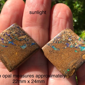 Australian Opal Pair, Pipe Opal - Item 2408171   FREE SHIPPING