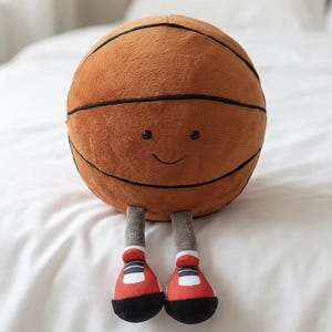 Amuseables Basketball Plush Toy – Soft Sports Stuffed Animal, Collectible Decor image 2