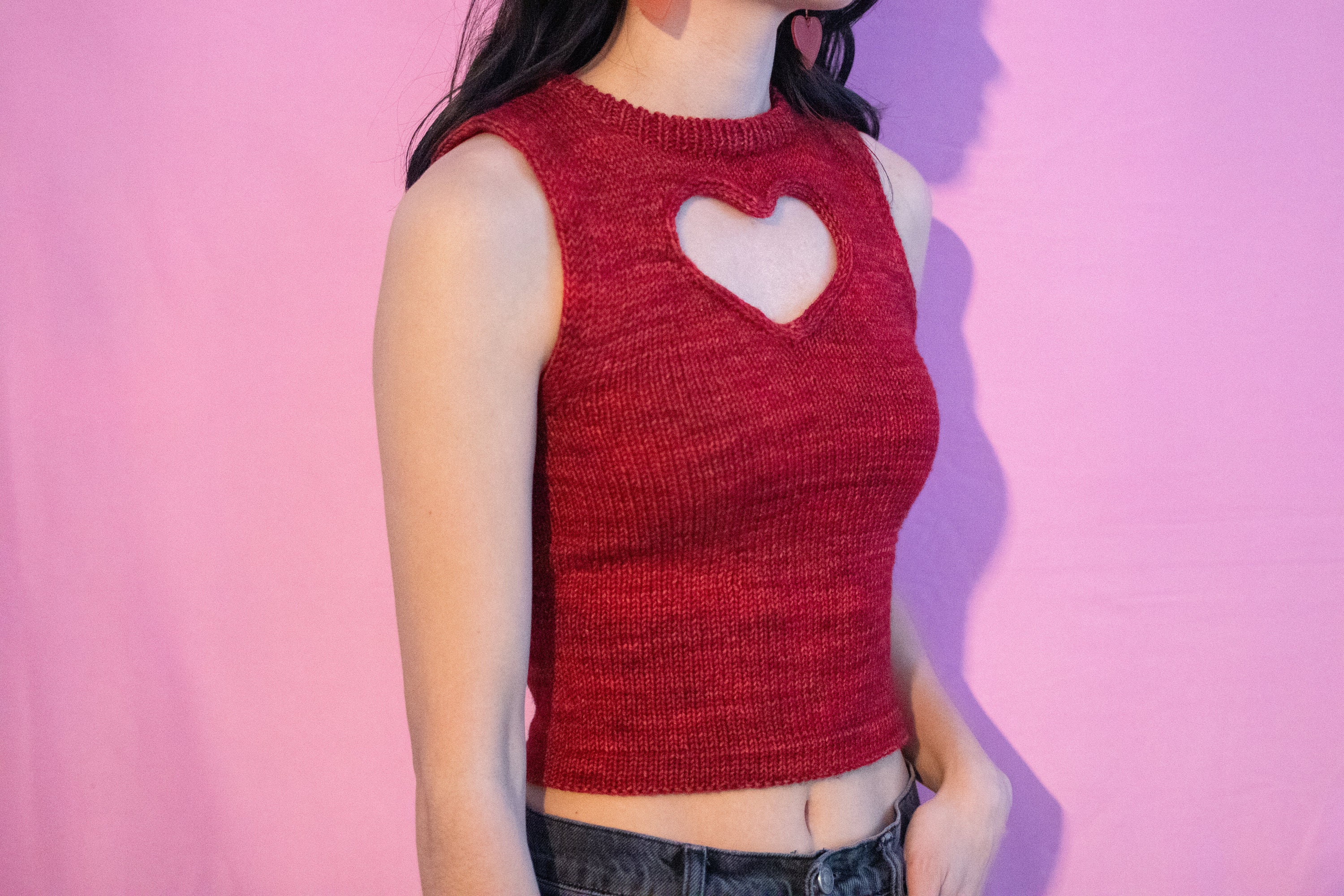 Heartless Top Knitting Pattern - Etsy