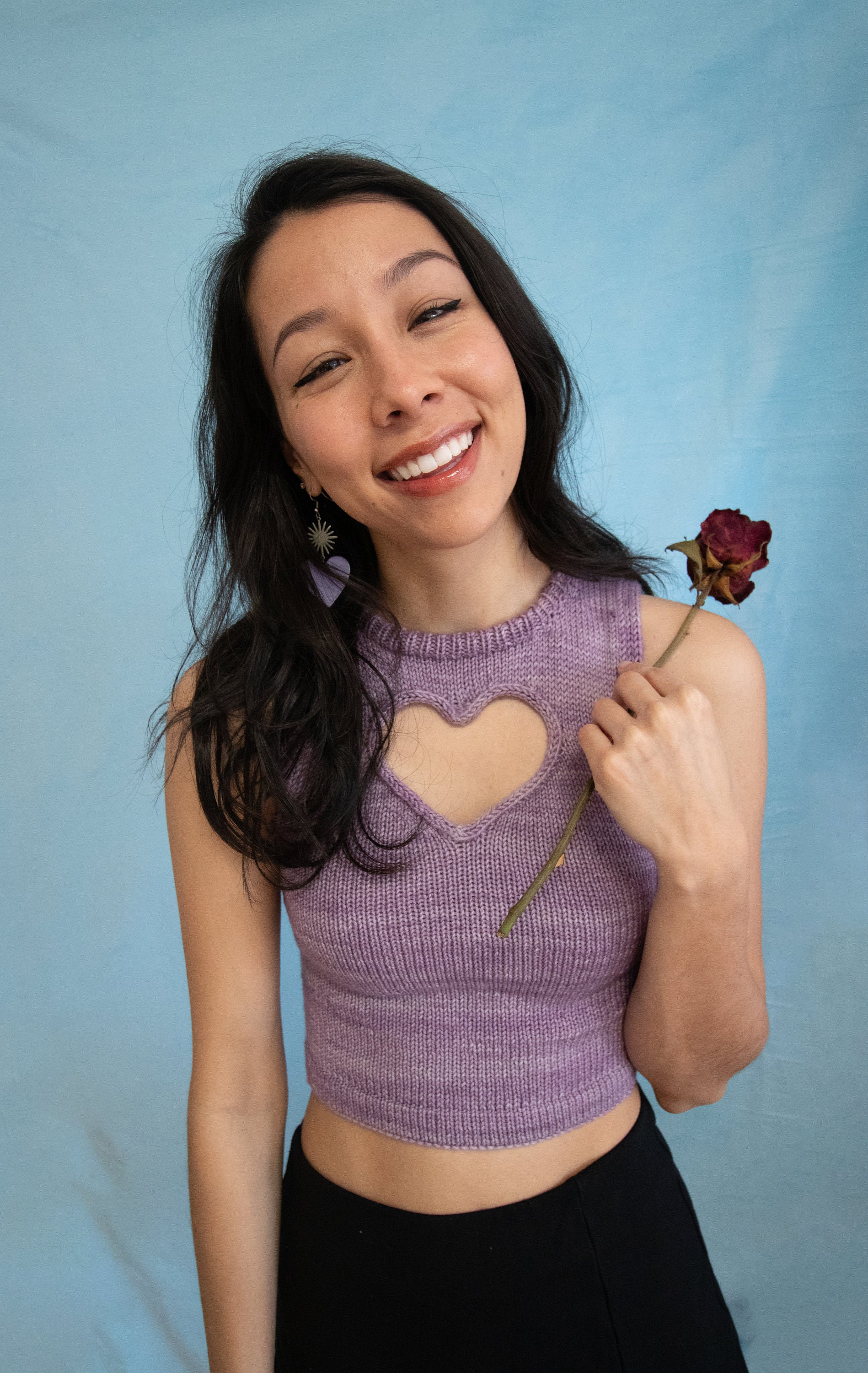 Heartless Top Knitting Pattern - Etsy