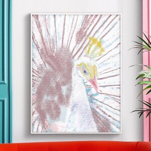 Cisne celestial: ilustración de cisne blanco estilizado