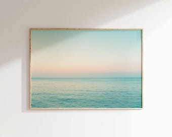 Beachy muurkunst, oceaan geïnspireerde stijl print, dopamine decor, strandkamer decor, surf poster, kust slaapkamer muur kunst, digitale download