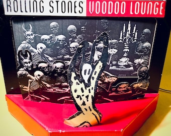 Rare Collectable Rolling Stones Voodoo Lounge Light Up Display