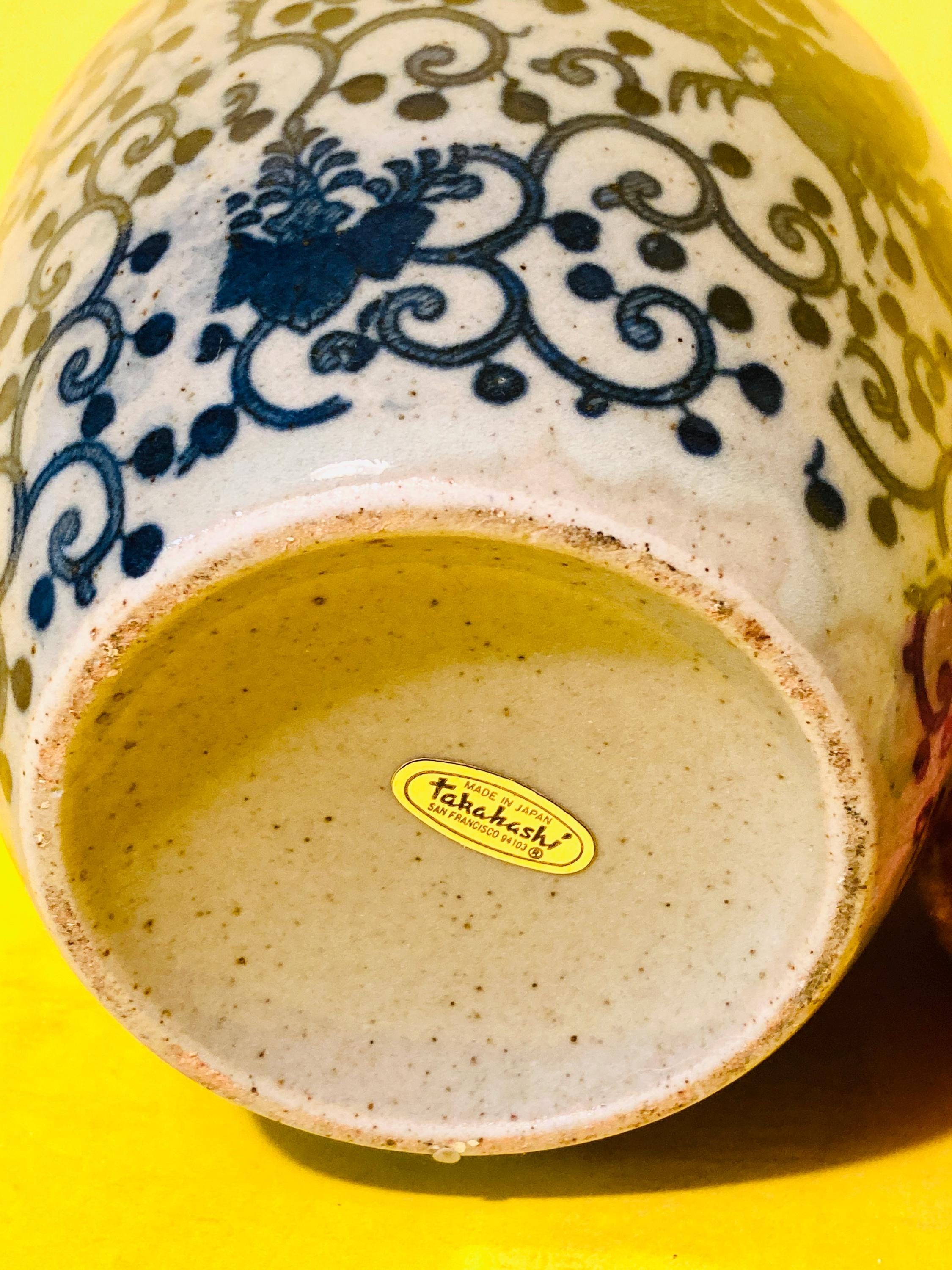 Takahashi San Francisco Ceramic Flower Vase - Etsy